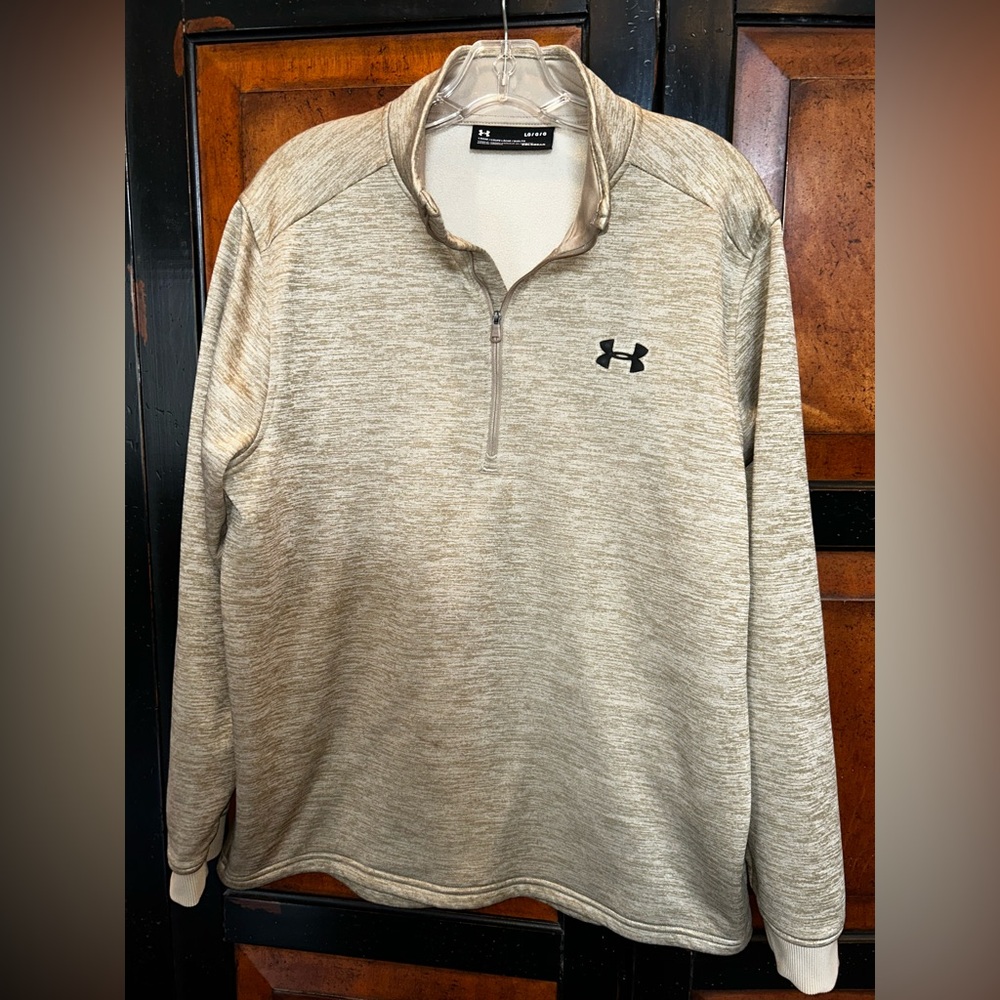 Under Armour Tan Quarter-Zip Pullover